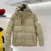 winter men's down jacket high quality goose down men's and women's same detachable sleeve thickened warm fashion jacket 211129