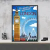 Wielka Brytania London Travel Plakat Plakat Plakat Home Decor Oprawione lub Unframed Fotopaper Materiał