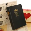 Super thick Retro Golden rim Blank Notebook Dream stamping Soft Notepad large painting write Diary Stationery Journal Gift 210611