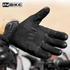 Inbike Goatskin Couro Motocicleta Luvas Respirável Motocross Luvas Todas as Luvas de Moto da Temporada Homens Guantes Moto Improof H1022