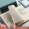 A4 Super Thick Notepad Students Cute Notebook Retro Colors Creativity Stationery 416 pages Pu cover School Supplies 210611