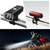 BLS11 650LM 4 modalità Set di luci per bicicletta per bici da ciclismo standard tedesco Faro / fanale posteriore ricaricabile USB