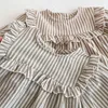 Bear Learder Newborn Girls Casual Clothing Sets New Fashion Cotton Baby Girl Striped Clothes Kids Long Sleeve Clothes 0-3 Years Y220310