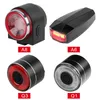 Bike Lights Bicycle Light Rear Wireless Remote Control Tail Lamp Rechargeable Cycling Anti-theft Burglar Alarm Bell