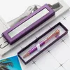 Newpen Presentförpackning Transparent fönster Pappersförpackning Pen Box BallPoint Pennor Penna Fodral Display Stativ School Supplies Stationery RRB11559