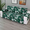 1/2/3 Seater Leaf Print Quilted Sofa Covers For Dogs Pets Kids Anti-Slip Couch Recliner Slipcovers Armchair Furniture Protector 211116