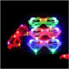 Andra evenemangsfestleveranser Home Garden Drop Delivery 2021 Fashion Flashing Led Heart Butterfly Style Luminous Party Decorative Lighting G