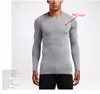 Heren T-shirts fitness lange mouwen t-shirt outdoor compressie sneldrogende kleding hardlopen basketbal training tees sportlegging