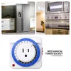 TIMER TIMER SWITCH SOCKET AITATISK AV ELEKTRISKA APPLIANCER 24 HOURISKA Mekanisk plug-in timing Time Controller