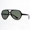 Pilotowe okulary przeciwsłoneczne 2021 Gorąca Sprzedam Mody Sunglass Mężczyzna Kobieta Okulary Sun Glassf Fashion des Lunettes de Soleil Okulary przeciwsłoneczne z skórzanym etui