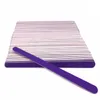 ダブルヘッド木製ネイルファイル200個/ロット紫の木製サンドペーパーポリッシャー機械Lixas de Unha vijlen nailsファイルTools Kit 220301
