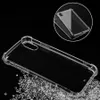 iPhone 15 14 Pro Max Transparent Phone Case for Apple 13 12 Samsung Galaxy S23 S24 Plus Note 20 Ultra 1.5mm Clear Soft TPU Air Pocket Raised Corner Coque Fundas Back Cover