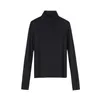 Kvinnor Långärmad Loose Solid Turtleneck Bottenskjorta Kvinna Vår / Höst Höga Kränger Med Elastisk Modale T-shirt 210607