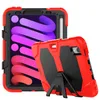 Gebouwd in schermbeschermer Tabletten Cases voor iPad Mini 6 12.9 10.9 AIR4 11 10.2 AMOR PC Defender Dikte Silicone Shok Proof Case