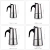 Stainless Steel Coffee Pot Mocha Espresso Latte Percolator Stove Coffee Maker Pot Percolator Drink Tool Cafetiere Latte Stovetop 210330