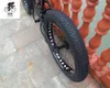 Kalosse 26*4.0 Tires 17 Inch Disc Brakes M310 Groupset Fat Bicycle , Snow Bike 24 Speed Mountain Bikes