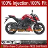 Stampo ad iniezione del corpo per Kawasaki Ninja Z 1000 R Z1000 2010 2011 2012 2013 Anni carrozzeria 15No.70 Z-1000 Z1000R 2010-2013 Z-1000R 10 11 12 13 Kit carenatura OEM viola BLK