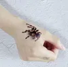 Halloween tatuaże 3d realistyczne pająk skorpion naklejki z tatuażami Party Favor Supplies dla kobiet mężczyzn Masquerade