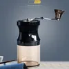 Mini macinino da caffè manuale in ceramica con anima in acciaio inossidabile, macinacaffè portatile, chicchi di spezie 210423