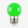 10PCS/LOT Newest Colorful Bulb E27 1W 3W 220V Red Blue Green White Yellow Warm RGB blubs Energy Saving LED Golf Ball Light Globe Lamp