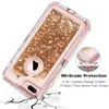 Bling Case Crystal Liquid Glitter Protect Designer Telefono Casi Robot Cover posteriore non impermeabile antiurto per il nuovo iPhone 13 12 11 Pro Max 8 7 6S Plus