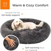 Cama para perros de mascotas Larga peluche Suave Sop Soft Bed Kennel Casa redonda Casa de gato para perros Mats Cushion Gran Banco de estera grande Banco Dropshipping 210401