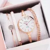 Or rose femmes Bracelet montres mode luxe Quartz-montres marque dames tenue décontractée Sport montre horloge livraison directe montres-bracelets