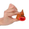 Finger Halloween Tongue Squeeze Keychain Decompression Toy New Creative Simulation Tricky Pall Pendant Barn Vuxna Vent Novelty Leksaker