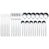 24 Pcs / Set En Acier Inoxydable Noir Or Couverts Dîner Vaisselle Ensemble Couteau Fourchette Cuillère À Café Couverts Ensemble Cuisine Vaisselle Ensembles 211012