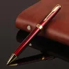 Mode classique en métal rotatif stylo à bille de luxe stylos commerciaux étudiant enseignant bureau outil d'écriture cadeau exquis bon