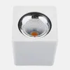 Plafonniers montés en surface Dimmable LED Downlights 9W/12W/15W/20W COB Spot 85 ~ 265V lampes de fond éclairage intérieur