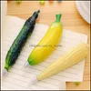 Ballpoint Pens Writing Supplies Office & School Business Industrial Wholesale Vegetable Fruit Creative Cartoon Gel Pen 16 Style Drop Deliver