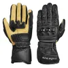 KERAKOLL cuir véritable rcycle Long poignet hommes course cross rallye gant gants Guantes Moto noir
