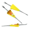 NOVO PIZZA DAB TOOLS FERRAMENTAS CAVA DABBER TOOL ACESSÓRIOS DE TOLAÇÃO DABBERS ATELA INONTIDO ATENDIDADE Uso para Herb Lenght 4.8 "