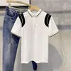 Mens Stylist T Shirt Vänner Män Kvinnor Stripe Designers Högkvalitativ Tees Storlek S-XXL