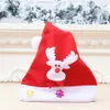 Детские светодиодные рождественские шапки Санта-Клауса с оленями и снеговиками, праздничный костюм, рождественские подарки, ночник, украшение для детей и взрослых Whole1450773