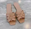 Kobiety Sandal Slipper Flat Slide Buty luksusowe projektanci buta luksusowa kobieta swobodne mieszkania oryginalne skórę z pudełkiem 35-42