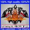 Motorcycle Fairings For Aprilia RSV 1000 R 1000R RSV1000R Mille RV60 Cowling 9No.23 RSV-1000 RSV1000 R RR 03 04 05 06 RSV1000RR 2003 2004 2005 2006 Body Kit Red silver hot