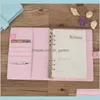 Note Quaderni Forniture Ufficio Scuola Affari Industriale A5 A6 Protettore Pu Pelle Notebook Raccoglitore Personal Planner Diario Loose Cove