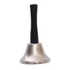 Gold Silver Christmas Hand Bell Xmas Party Tool Dress Up As Santa Claus Christmas Bell Rattle New Year Decoration T2I52655