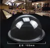 Plastic Lid For Sushi Dish Kitchen Tool Buffet Conveyor Belt Reusable Transparent Cake Plate Food Cover Restaurant Accessories SN5900