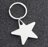 Novo Metal Star Keychain Novo Pentagrama Keychain Charme Carro Keyring Party Presente Jóias 3063 Keyfob