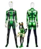 My Hero Academia Foppy Tsuyu Asui Cosplay Kostuum Spandex Zentai Suit Dames Meisjes Bodysuits Halloween Kinderen en Volwassenen Y0913