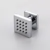 Chrom poliertes Duschkopf Badezimmer 2 Zoll Seitenspray versteckte verstellbare Duschmassage Spa Dusche