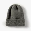 Winter Warme Gestrickte Beanie Hut Für Männer Frauen Mode Einfarbig Streifen Häkeln Gefesselt Bonnet Cap Weiblich Männlich Skullies Beanies