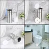 Aessories Bath Home & Gardeth Aessory Set 1Pc Closet Bowl Brush Bathroom Toilet Dead Corner Stainless Steel Household Supply Drop Delivery 2