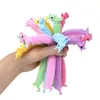 Fidget Speelgoed Sensory Toy Noodles Touw TPR Stress Reliever Unicorn Malala Le Decompression Pull Ropes Angst Relief voor Kinderen Grappige FY2630