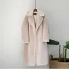 casaco de pele de visita de algodão