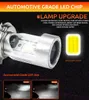 Ampoule de lampe frontale moto 175W 760lm Angel Eye DRL Accessoires 1224V H4 BA20D HS1 H6 pour le phare de moto LED3402421