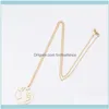 Necklaces & Pendants Jewelrycolor Delicate Beauty Brief Necklace Materials Is Stainless Steel 316 No Easy Fade Anti-Allergy Chains Drop Deli